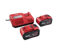 Pack chargeur et 2 batteries 18V 8 Ah - FLEX - 533175