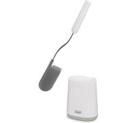 Flex Lite-Wc-Gris/Blanc,En Silicone,Avec Support Mince,Tête Flexible,Anti-Goutte,Anti-Bouchage Nettoyage En Profondeur,Singular