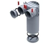Flex Pipe de plafond/mural Boîtier de comble DWK FRS 2-75/125