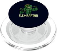Flex-Raptor Dinosaure musculaire drôle Gym Dino Entraînement PopSockets PopGrip pour MagSafe