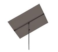 Flex-Shade L parasol 130 x 180 cm Polyester UV 50 gris foncé
