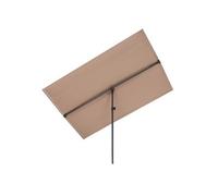 Blumfeldt Parasol Flex-Shade XL 150 x 210 cm - Polyester étanche, Protection UV 50, beige