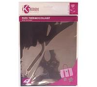Flex Thermocollant - Noir Mat - 20 x 25 cm - Ki-Sign Noir G