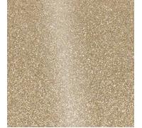 Flex Thermocollant - Paillettes - Doré - 30,5 x 122 cm - Vinyle Thermocollant - Idéal pour Textiles