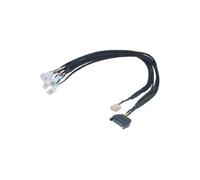 flexa fp5s 450mm pwm fan splitter cable for 5 fans powered by sata ak-cbfa07-45