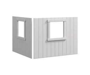 Flexa nor and white facades de lit cabane cadre blanc