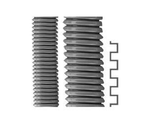 Flexa steinheimer ROHRFLEX Plastique strié Tuyau pour câble - 841719 [50 Mètres]