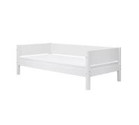 Flexa white banquette-lit 90 x 200 cm avec dossier blanc