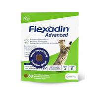 FLEXADIN Advanced® Chat | Approche innovante pour la santé des articulations | Collagène Non dénaturé de Type II - 60 Taches articulaires