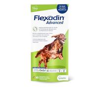 FLEXADIN Advanced Chien | Pour la santé articulaire | Collagène non dénaturé Type II & Boswellia - 60 friandises articulaires