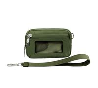 Flexcarry, Cozy Loft Portefeuille Compact élégant, Sacs à Main for Femmes, Porte-Carte d'identité, Portefeuille à Fermeture éclair(Green)