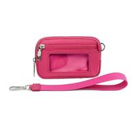 Flexcarry, Cozy Loft Portefeuille Compact élégant, Sacs à Main for Femmes, Porte-Carte d'identité, Portefeuille à Fermeture éclair(Rose Red)