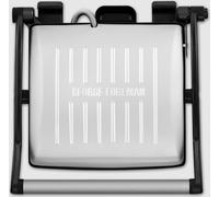 Flexe Grill 180° George Foreman 26250-56 - Grill et Plancha 2 en 1 - 1800W - Design Premium Acier Inoxydable
