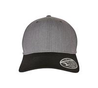 Flexfit 110 Melange Mix Cap Casquette de Baseball, Gris foncé/Noir, Taille Unique Mixte