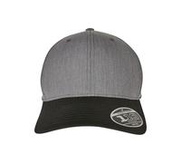 Flexfit 110 Melange Mix Cap Casquette de Baseball, Gris foncé/Noir, Taille Unique Mixte