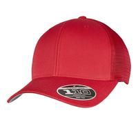 Flexfit 110 Trucker Mesh Snapback Cap - Rouge