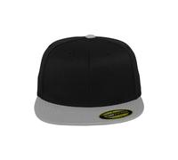 Flexfit - 210 Fitted - Casquette - Mixte Adulte - Noir/argenté - L/XL