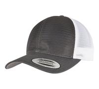Flexfit 360 Omnimesh Trucker Snapback Cap - Charcoal / Blanc