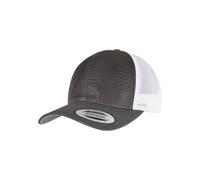 Flexfit 360 OmniMesh Trucker Snapback Cap - charcoal / weiß