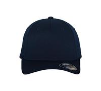 Flexfit 5 Panel Baseball Cap - Unisex Mütze, Kappe für Herren und Damen, einfarbige Basecap, rundum geschlossen - Farbe navy, Größe L/XL