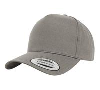Flexfit 5-Panel Curved Classic Snapback Cap - Gris