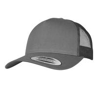 Flexfit 5-Panel Retro Trucker Snapback Cap - Charcoal