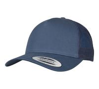 Flexfit 5-Panel Retro Trucker Snapback Cap - Navy