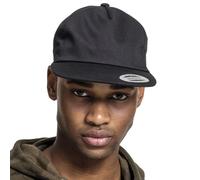Flexfit 5-Panel Unstructured Snapback Cap - Noir