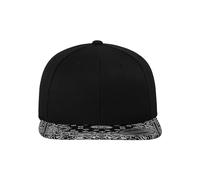 Flexfit 6089bd-Bandana Snapback Casquette de Baseball, Noir/Cachemire, Taille Unique Mixte