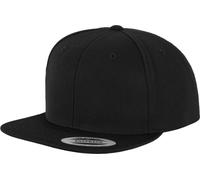 FLEXFIT 6089M | Classic Snapback Cap / Casquette / Bonnet / Chapeau - Couleur : Black/Black - Taille : One Size