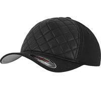 Flexfit Mixte Diamond Quilted Flexfit Black S/M Casquette, Noir, S-M EU