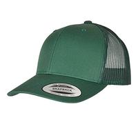 Flexfit 6606-RetroTrucker Trucker rétro, Vert Sapin, Taille Unique Mixte