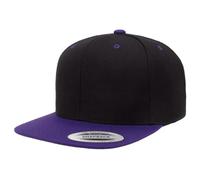 Flexfit Adulte Bonnet Classique Réglable 2 Tons - Noir/Violet, Homme, Taille Unique
