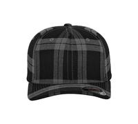Flexfit Bonnet Tartan Plaid S/M Noir/Gris
