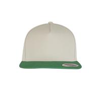 Flexfit Bonnet Unisexe, Beige/Vert, Taille Unique