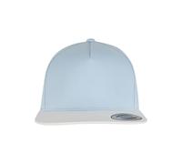 Flexfit 6007-classic 5 Panel Snapback Casquette de Baseball, Bleu Clair/Blanc, Taille Unique Mixte