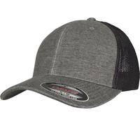 Flexfit By Yupoong Casquette Rétro Trucker Chiné RW7562 (L/XL) (Kaki/Noir)