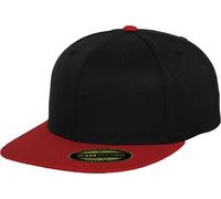 Flexfit By Yupoong Premium 210 Casquette de baseball 2 tons RW7559 (S/M) (Noir/Rouge)