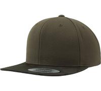 Flexfit Camo Visor Snapback Cap - Olive