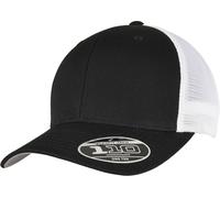 Flexfit Unisex 110 MESH Cap 2-Tone Baseballkappe, Black/White, one Size