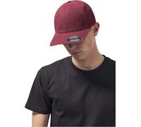 Flexfit Cap Garment Washed Cotton Dad Hat Maroon S/M