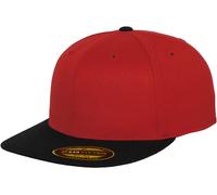 Flexfit Cap Premium 210 Fitted 2-Tone Red/Black S/M