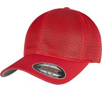 Flexfit Casquette rouge / noir, Taille 55-60