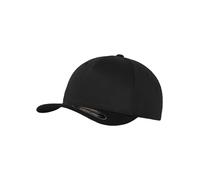 Flexfit Casquette 5 Panel – Mixte, Noir, Respirant, S/M