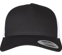 Flexfit Casquette 5-Panel Retro Trucker 2-Tone Casquette Black/White Einheitsgröße