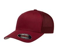 Flexfit Casquette ajustée en Maille Camionneur Capuchon, Canneberge, Taille Unique Mixte