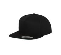 Flexfit Casquette Baseball Snapback 5 Panneaux Profil Élevé Noir/Noir