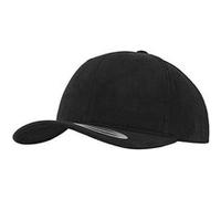 Flexfit casquette brossé Cotton Twill Mid de profils Taille unique Noir - noir noir G