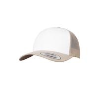 Flexfit Casquette Retro Trucker Colored Front Mixte Kaki/Blanc Taille Unique EU