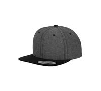 Flexfit Casquette Snapback Chambray-suede - Mixte - Gris/Noir - Taille unique EU